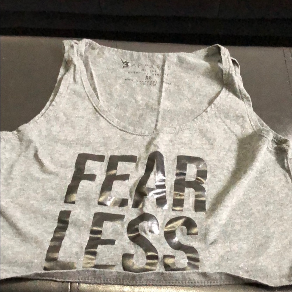 V3 apparel fearless crop top size xs